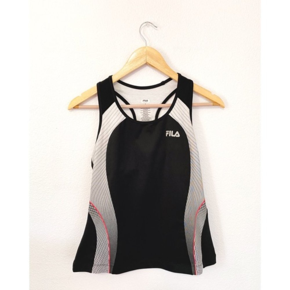 Fila Sport Black Athletic Tank Top Small